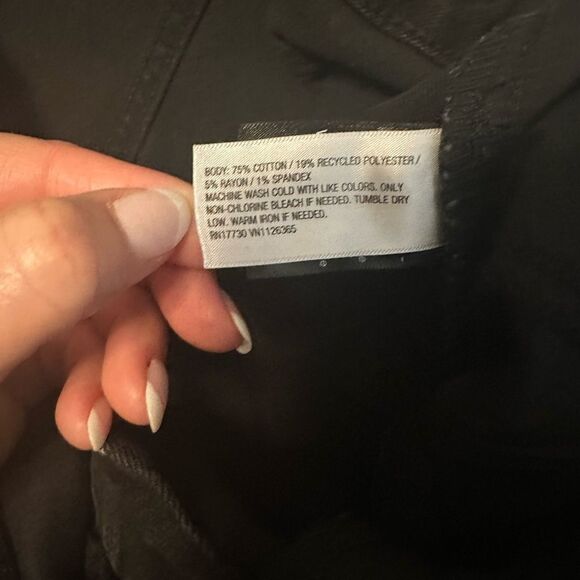 NWT Women's High-Rise Skinny Black Jeans - Ava & Viv™ size 22 - Picture 9 of 14